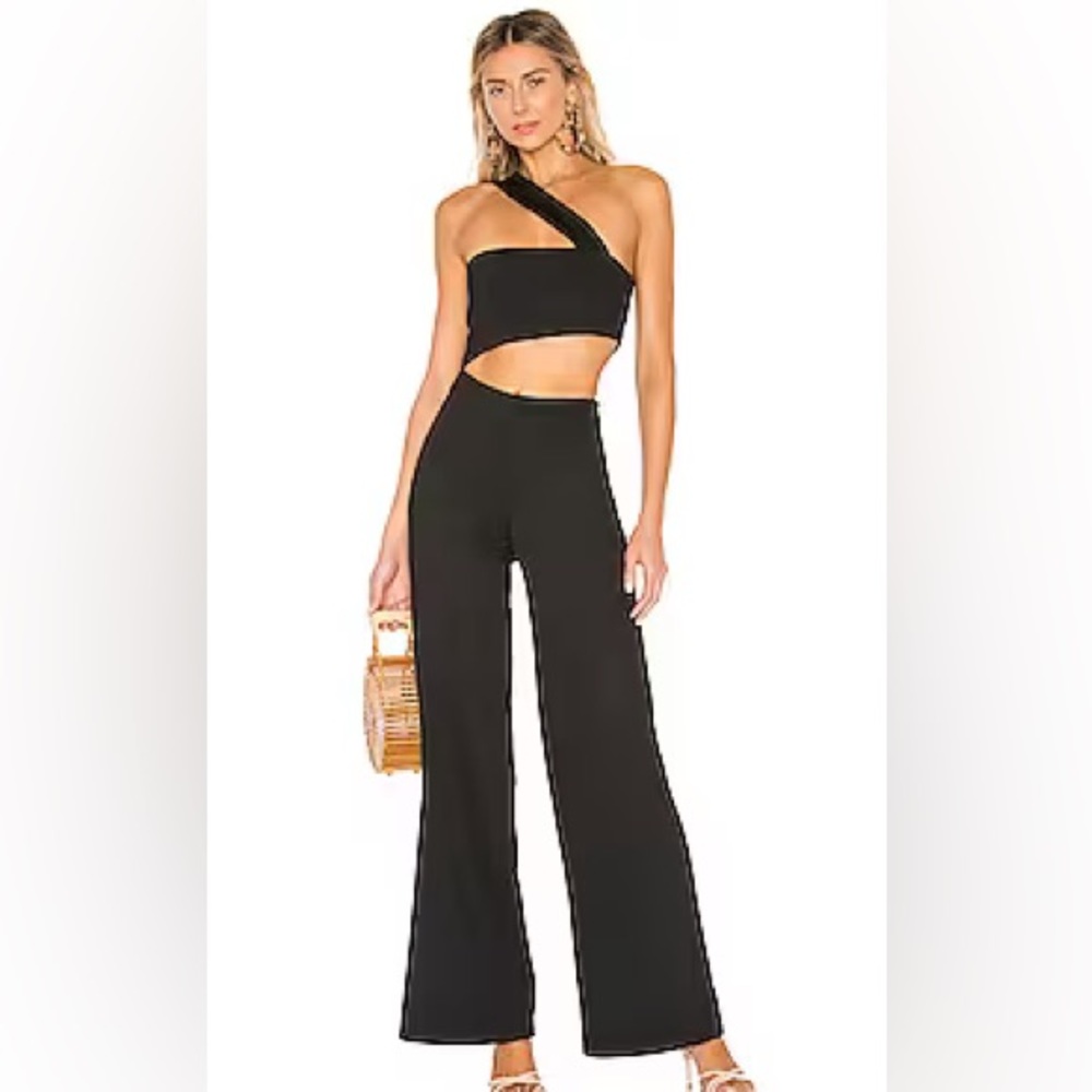 House of Harlow 1960 X REVOLVE Fabien Jumpsuit in Black